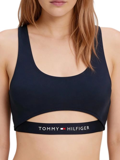 Μαγιό TOMMY HILFIGER Μπικίνι Top Bralette - Αφαιρούμενη Ενίσχυση - Original Logo