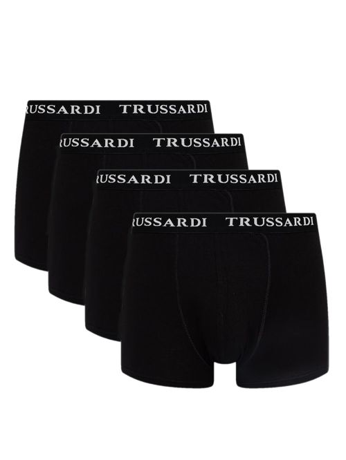 TRUSSARDI Boxer - Ελαστικό Βαμβάκι - Οικονομική Συσκευασία 4 Τεμαχίων