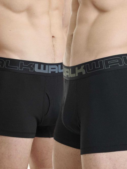WALK Ανδρικά Μποξεράκια από Ανθεκτικό Βαμβάκι - Πακέτο με 2 