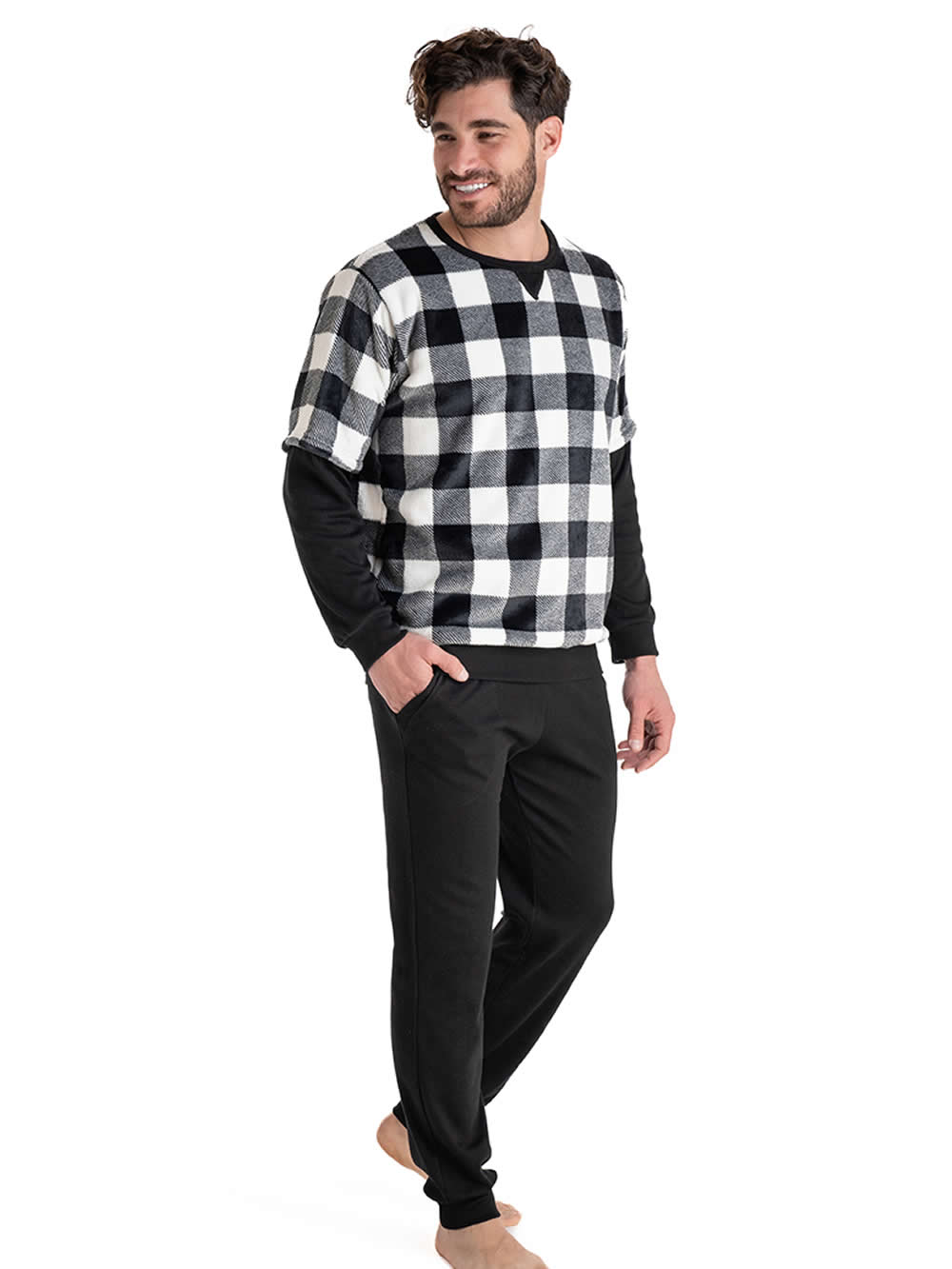 Ανδρική Φόρμα Homewear RACHEL - Ζεστό & Απαλό Fleece