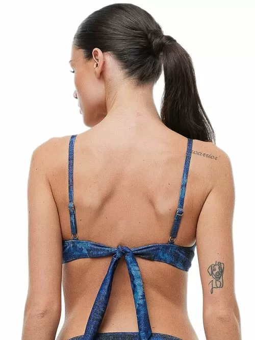Μαγιό BLUEPOINT Ocean Blue Σουτιέν Push Up Lurex - Πλουσιότερο Μπούστο