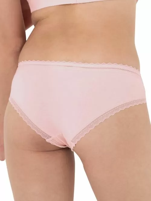 DORINA Slip Hipster LILA - 1+1 ΔΩΡΟ - Δαντέλα - Οργανικό Βαμβάκι 