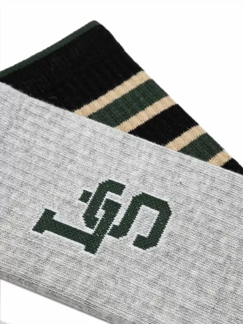 LEVIS Ανδρική Αθλητική Κάλτσα Κανονική - Green Combo - 2 Ζευγάρια