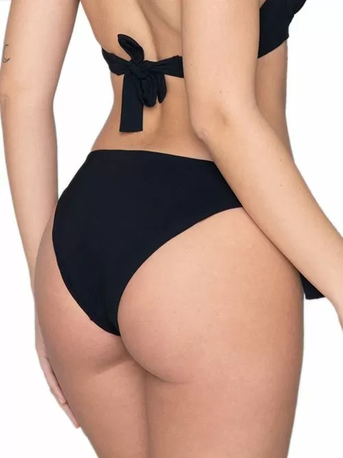 μπικίνι σλιπ luna 91928 black μπροστά
