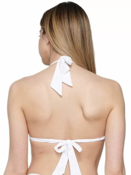 μπικίνι τρίγωνο luna 92060 white μπροστά