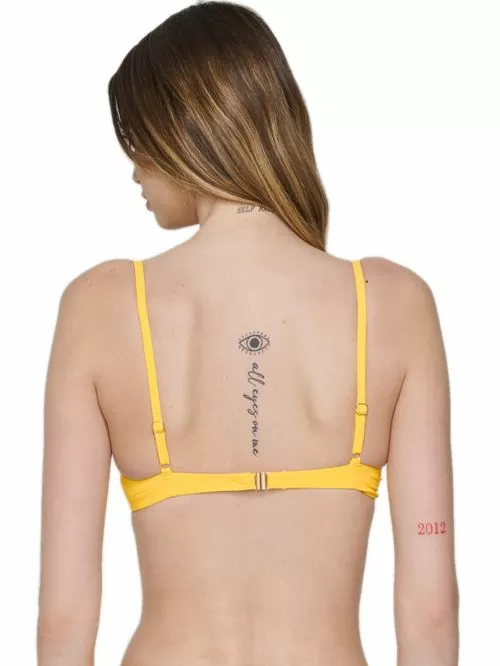 μπικίνι τρίγωνο luna 92061 yellow μπροστά