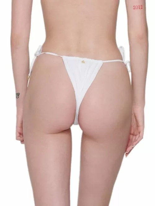 μπικίνι brazilian slip luna 92063 white μπροστά