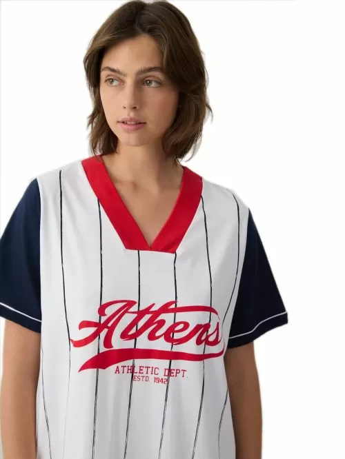 Γυναικείο Φόρεμα MINERVA Boyfriend Athens - 100% Βαμβακερό 