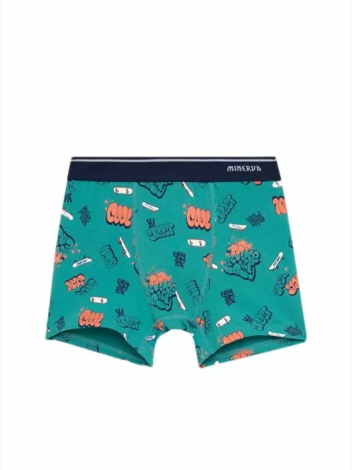 Παιδικό Boxer MINERVA για Αγόρι Take Easy - Απαλό Βαμβάκι - Πακέτο με 2