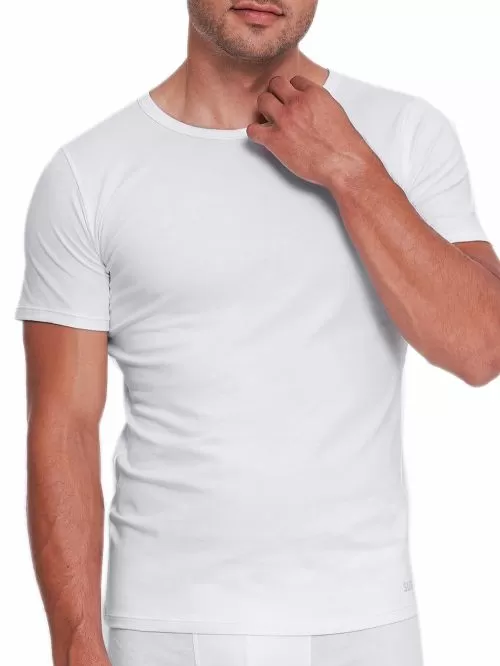 sloggi 10217749-0003 go abc 2.0 h o-neck 2pcs άσπρο