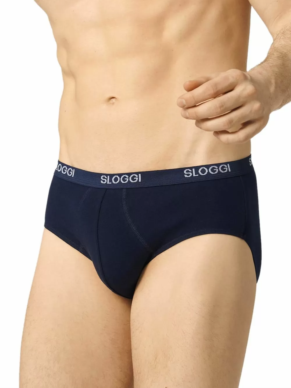 SLOGGI Men Basic Midi Ανδρικό Σλιπ - Ποιοτικό Βαμβάκι - Logo