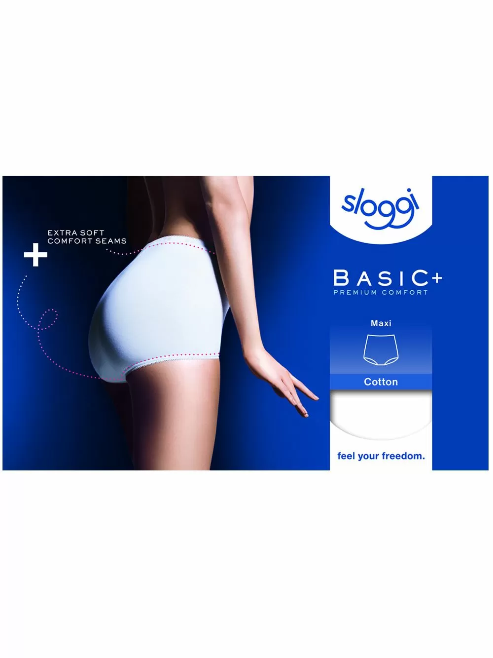 SLOGGI Σλιπ Basic Maxi - Ολόσωμο 4/4 Κλασσικό - Ανθεκτικό Βαμβάκι