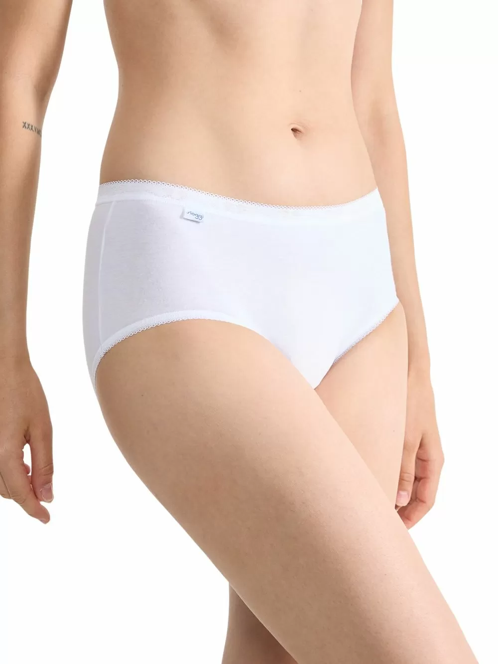 SLOGGI Σλιπ Basic Midi - Φαρδύ Ψηλό 3/4 - Ανθεκτικό Βαμβάκι