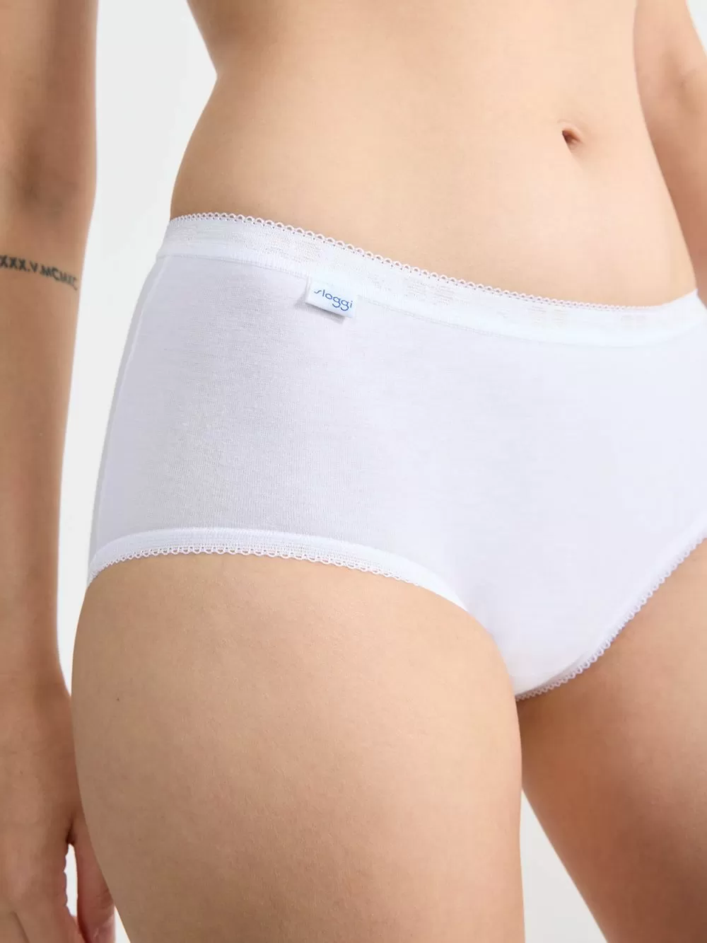 SLOGGI Σλιπ Basic Midi - Φαρδύ Ψηλό 3/4 - Ανθεκτικό Βαμβάκι