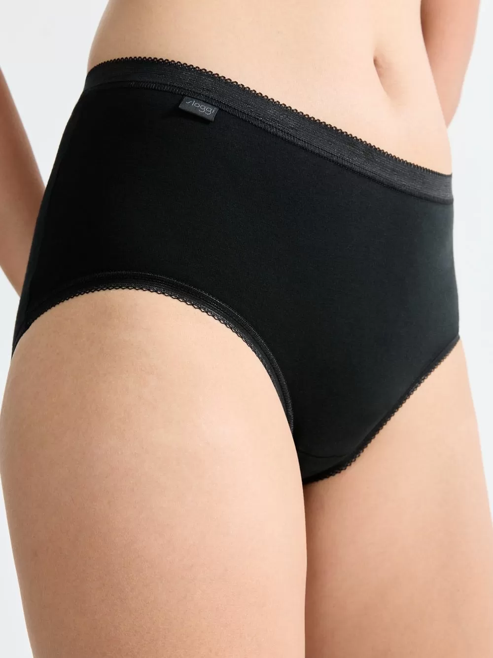 SLOGGI Σλιπ Basic Midi - Φαρδύ Ψηλό 3/4 - Ανθεκτικό Βαμβάκι