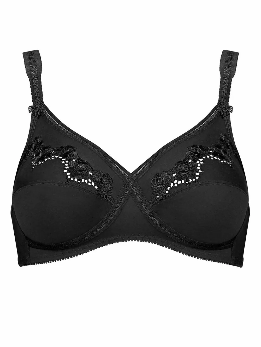 TRIUMPH Elasti Cross+Cotton N - Βαμβακερές Cups - Χωρίς Μπανέλα