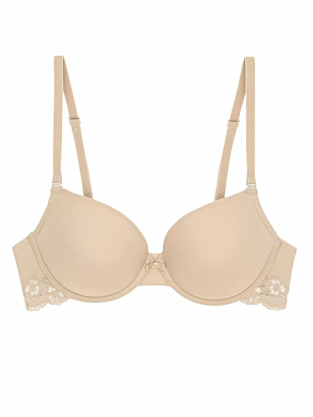 Σουτιέν Triumph Push Up Lovely Micro WHUM - Πλούσιο Στήθος - Floral Δαντέλα 
