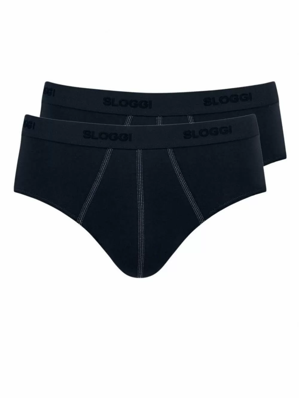 SLOGGI Men 24/7 H Midi Box - Αγνό Βαμβάκι - Πακέτο με 2 