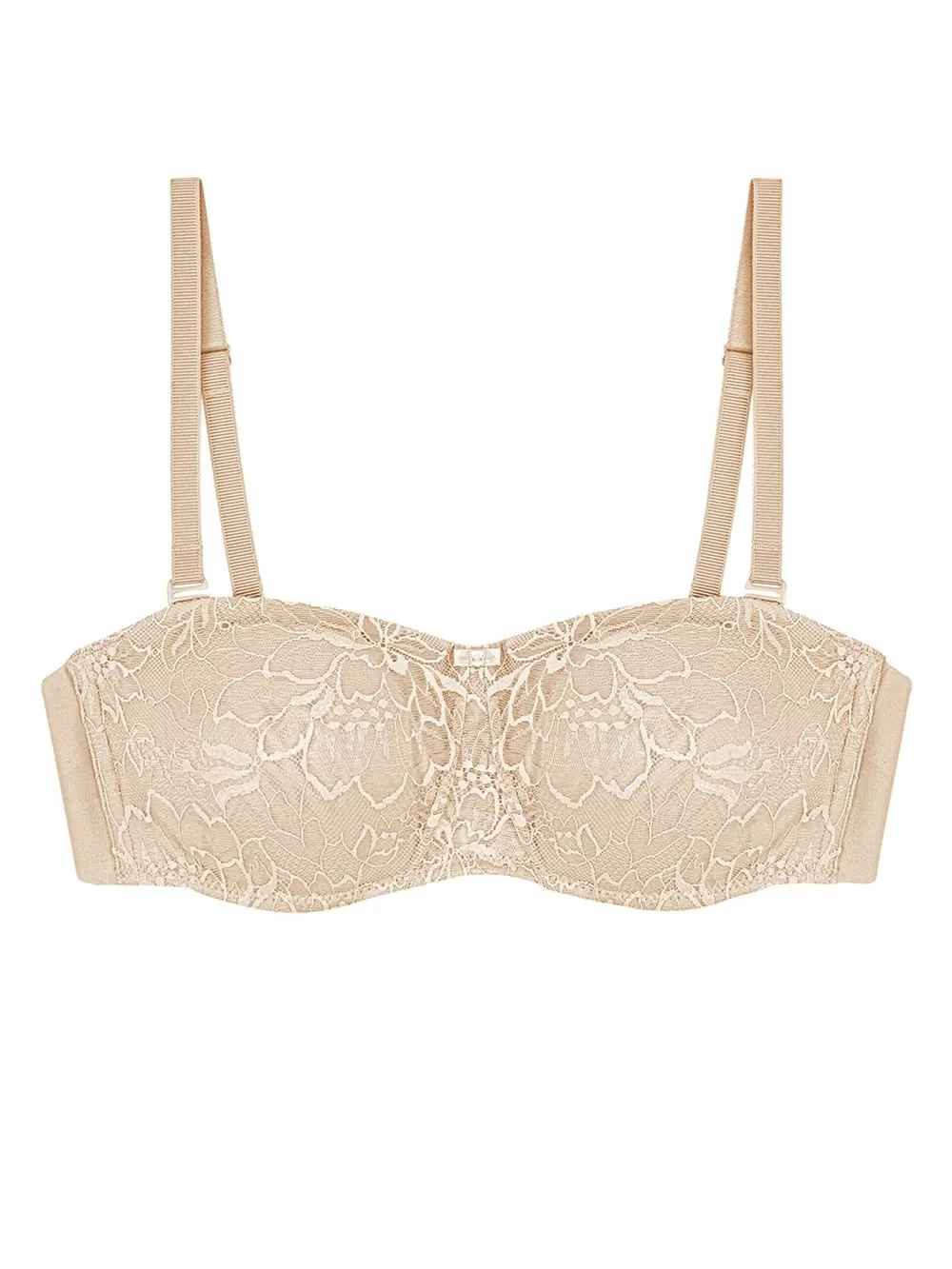 TRIUMPH Strapless Amourette Charm WD 6720 - 3D Μπανέλα - Floral Δαντέλα 