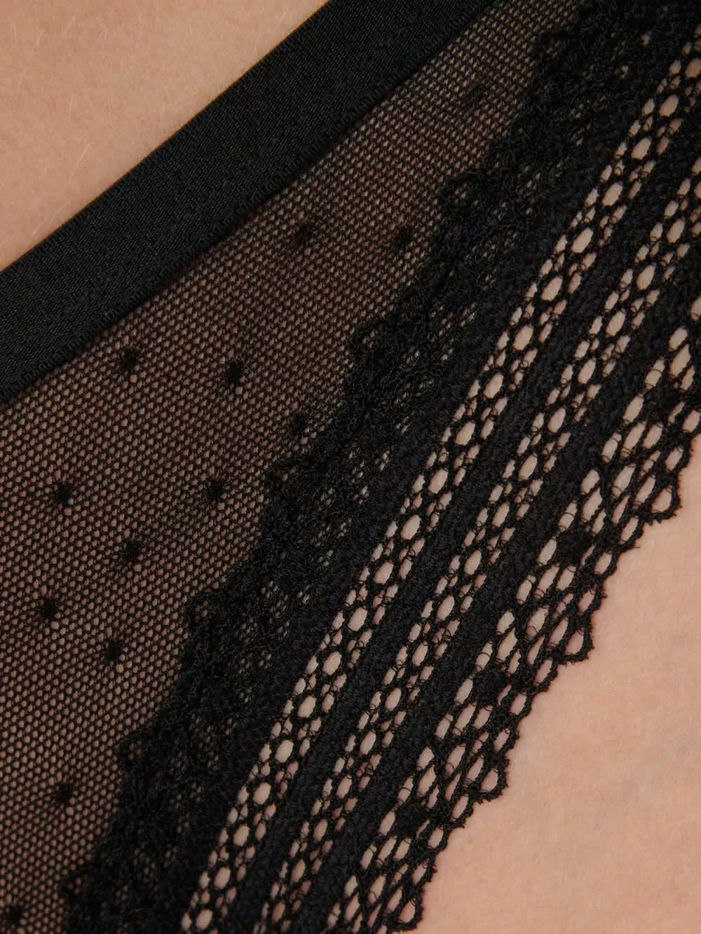 TRIUMPH Tempting Tulle 01 Tai Κανονικό - Πλεχτή Δαντέλα & Dots 