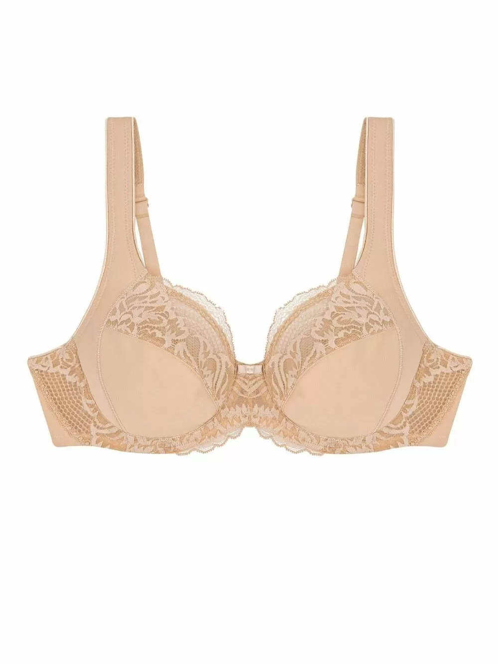 Σουτιέν TRIUMPH Modern Lace + Cotton W02 - Μεγάλο Στήθος - Άριστο Κράτημα 