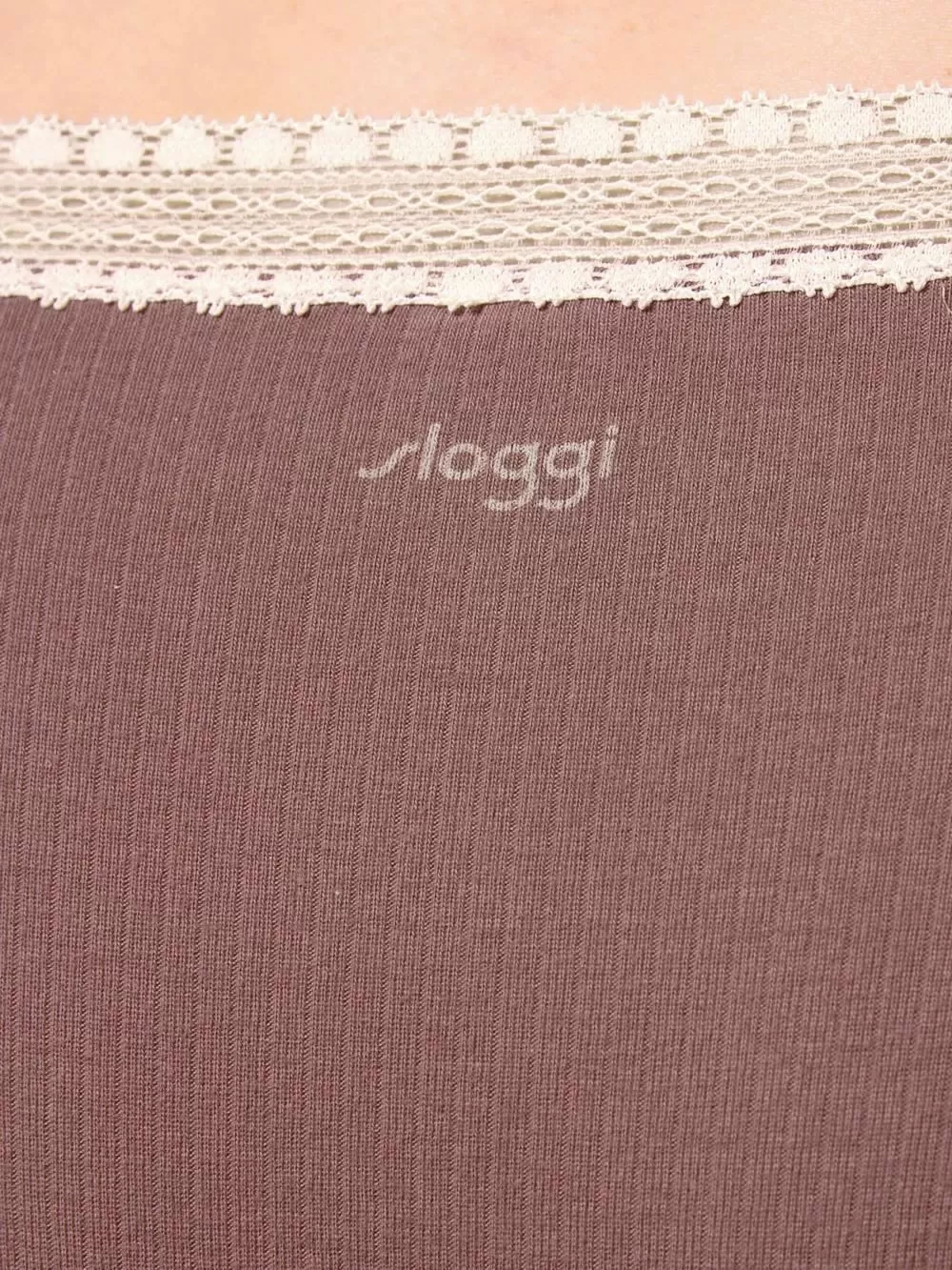 SLOGGI Go Ribbed H Tanga M003 - Οργανικό Βαμβάκι - Πακέτο με 2 