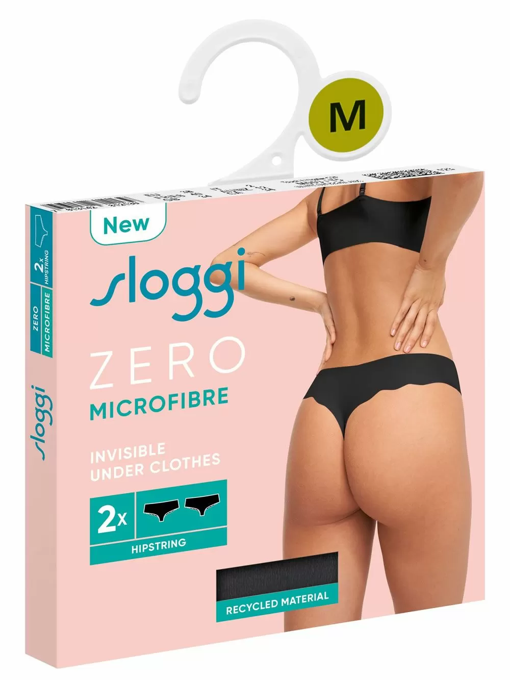 SLOGGI Zero Microfibre 2.0 H Hipstring - Αόρατο Laser Χωρίς Ραφές - Πακέτο με 2 