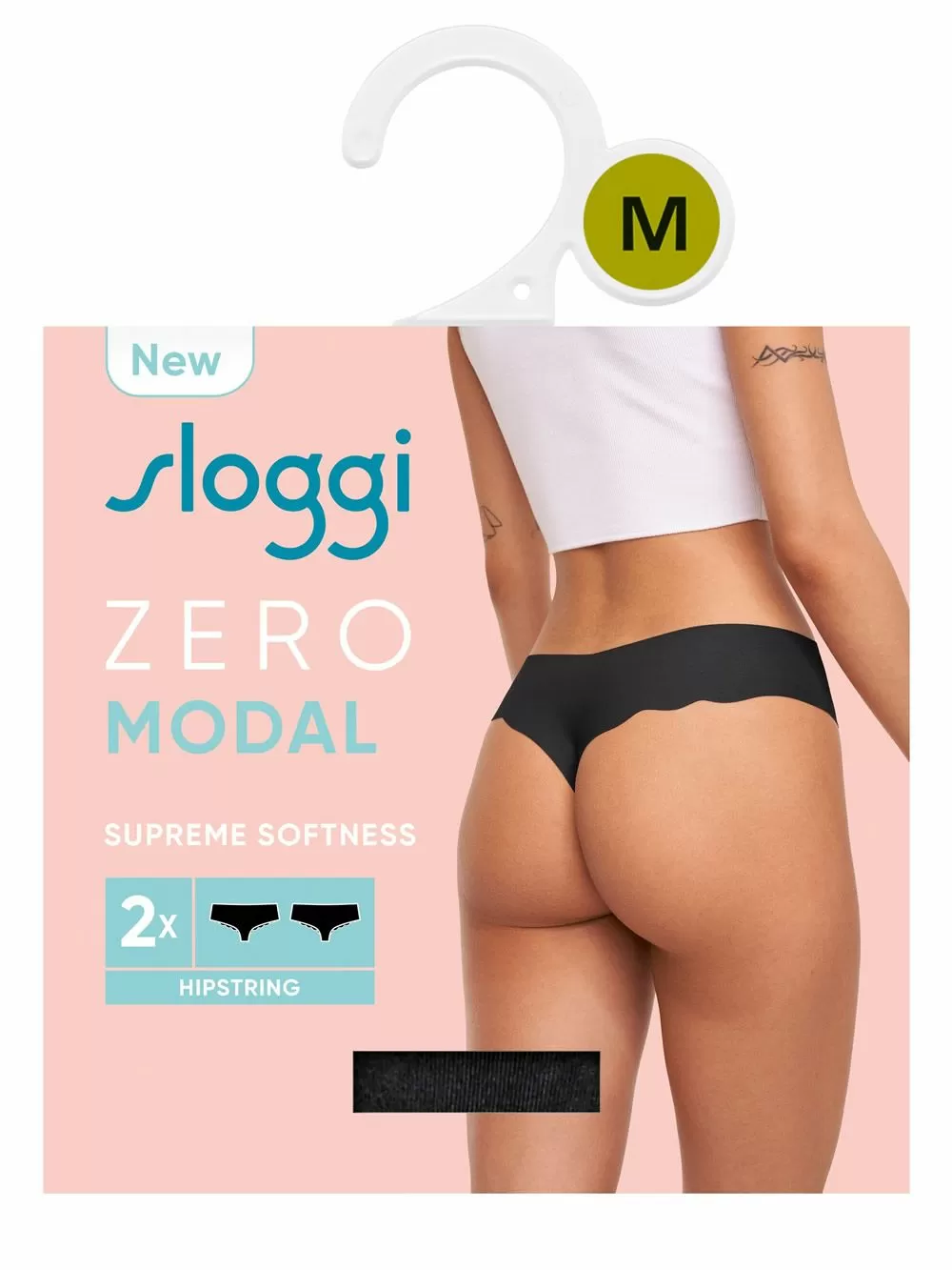 SLOGGI Zero Modal 2.0 H Hipstring - Νέο Αόρατο Laser Χωρίς Ραφές - Πακέτο με 2 