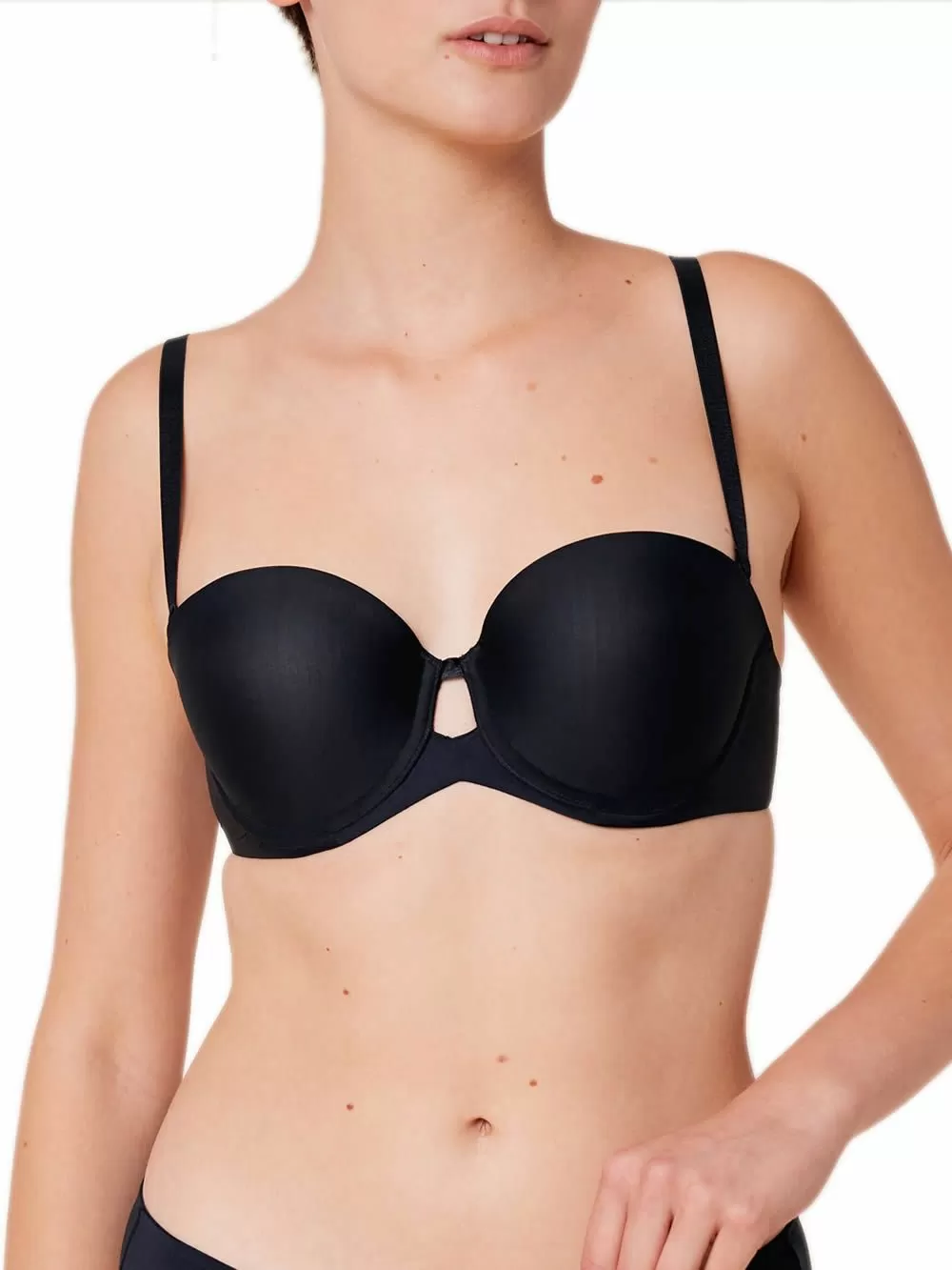Σουτιέν TRIUMPH Pure Micro WDP Strapless - Ήπια Ενίσχυση & Μπανέλα