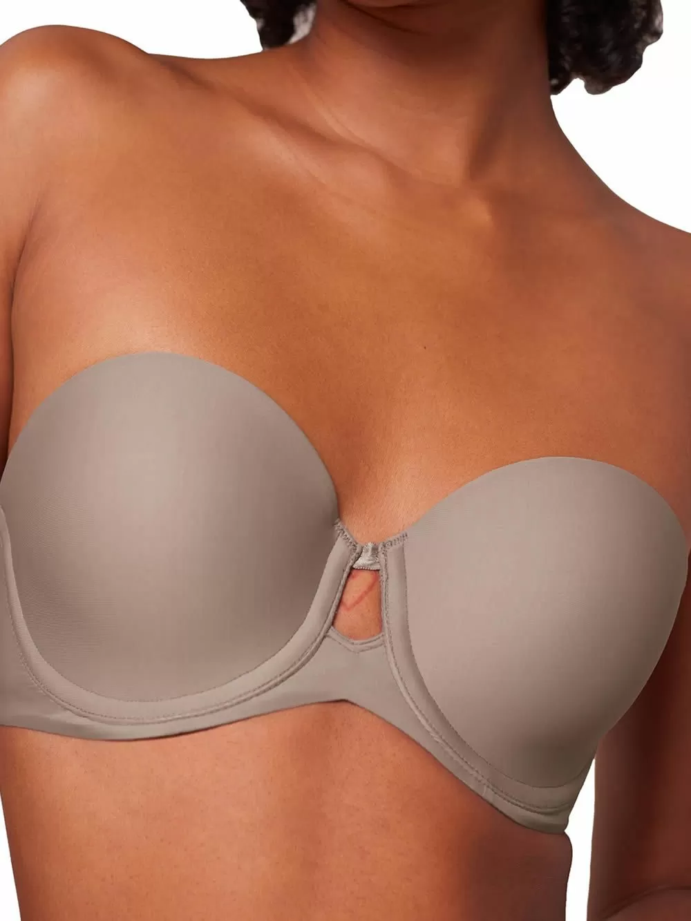 Σουτιέν TRIUMPH Pure Micro WDP Strapless - Ήπια Ενίσχυση & Μπανέλα - Eco Fibres
