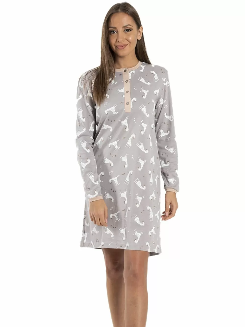 Γυναικείο Νυχτικό AMELIE - 100% Bαμβάκι  