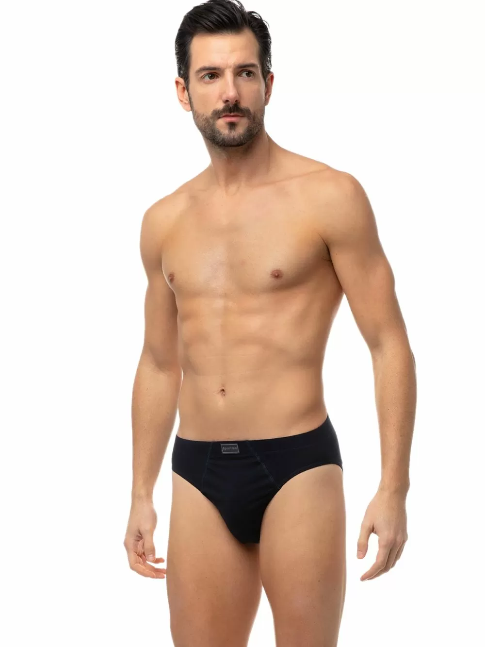 Minerva Sporties Αντρικό Σλιπ - Βαμβακερό - Μοντέρνο Look  - Πακέτο 3 τεμαχίων 