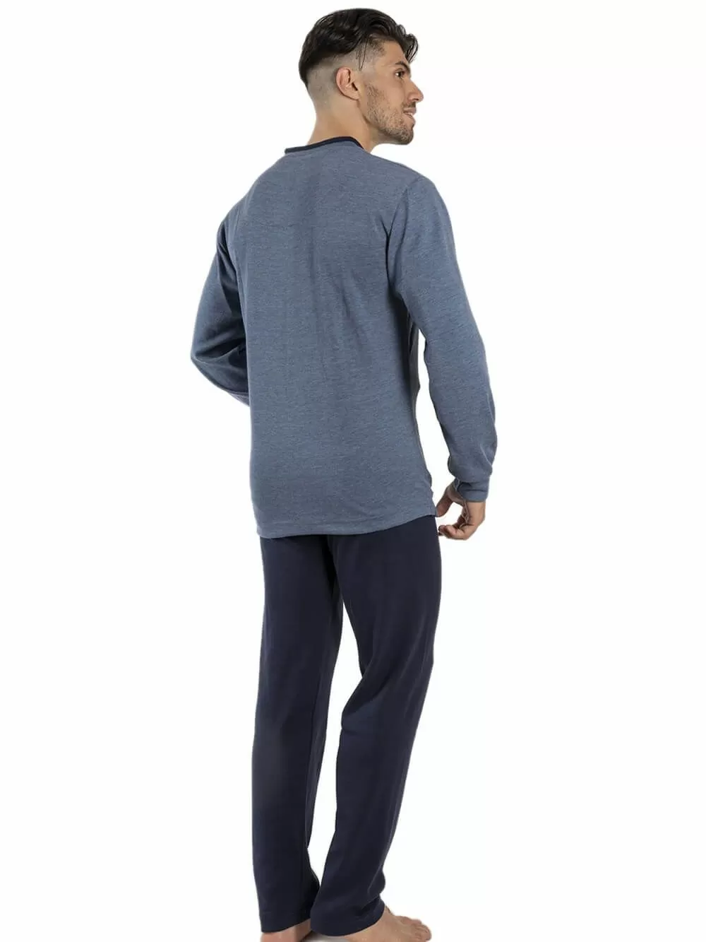 Πυτζάμα Ανδρική ΟΔΥΣΣΕΥ- Γεμάτο Βαμβάκι 