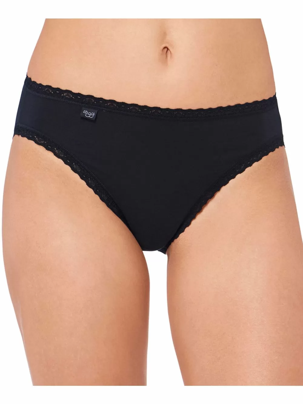 SLOGGI 24/7 Cotton Lace Tai - Βαμβάκι & Απαλή Δαντέλα - Πακέτο με 3 