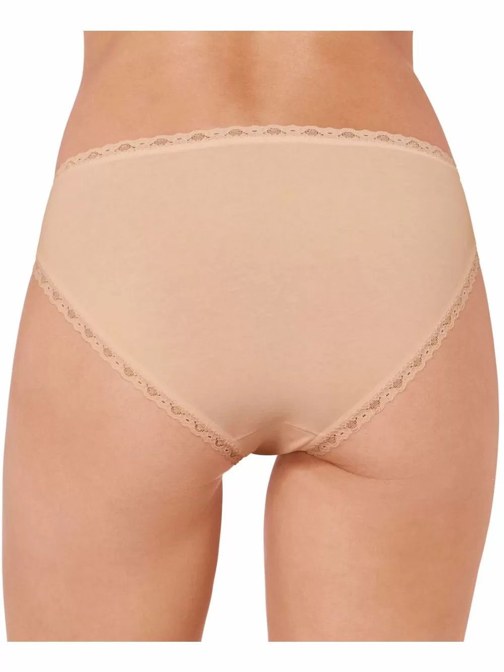 SLOGGI 24/7 Cotton Lace Tai - Βαμβάκι & Απαλή Δαντέλα - Πακέτο με 3 