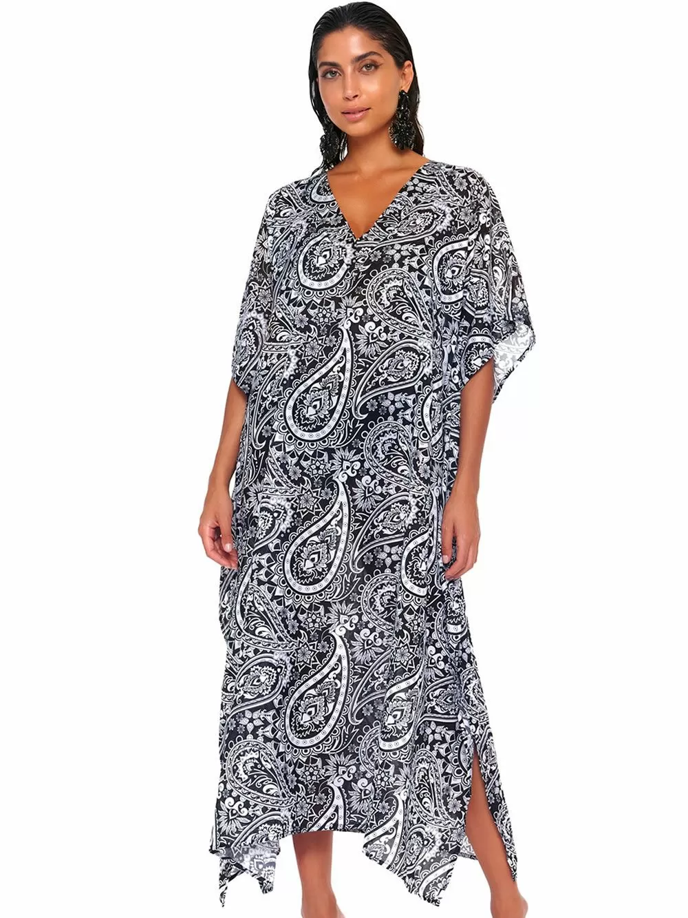 Beachwear BLUEPOINT Καφτάνι Hippie Chic - Αέρινο Ύφασμα