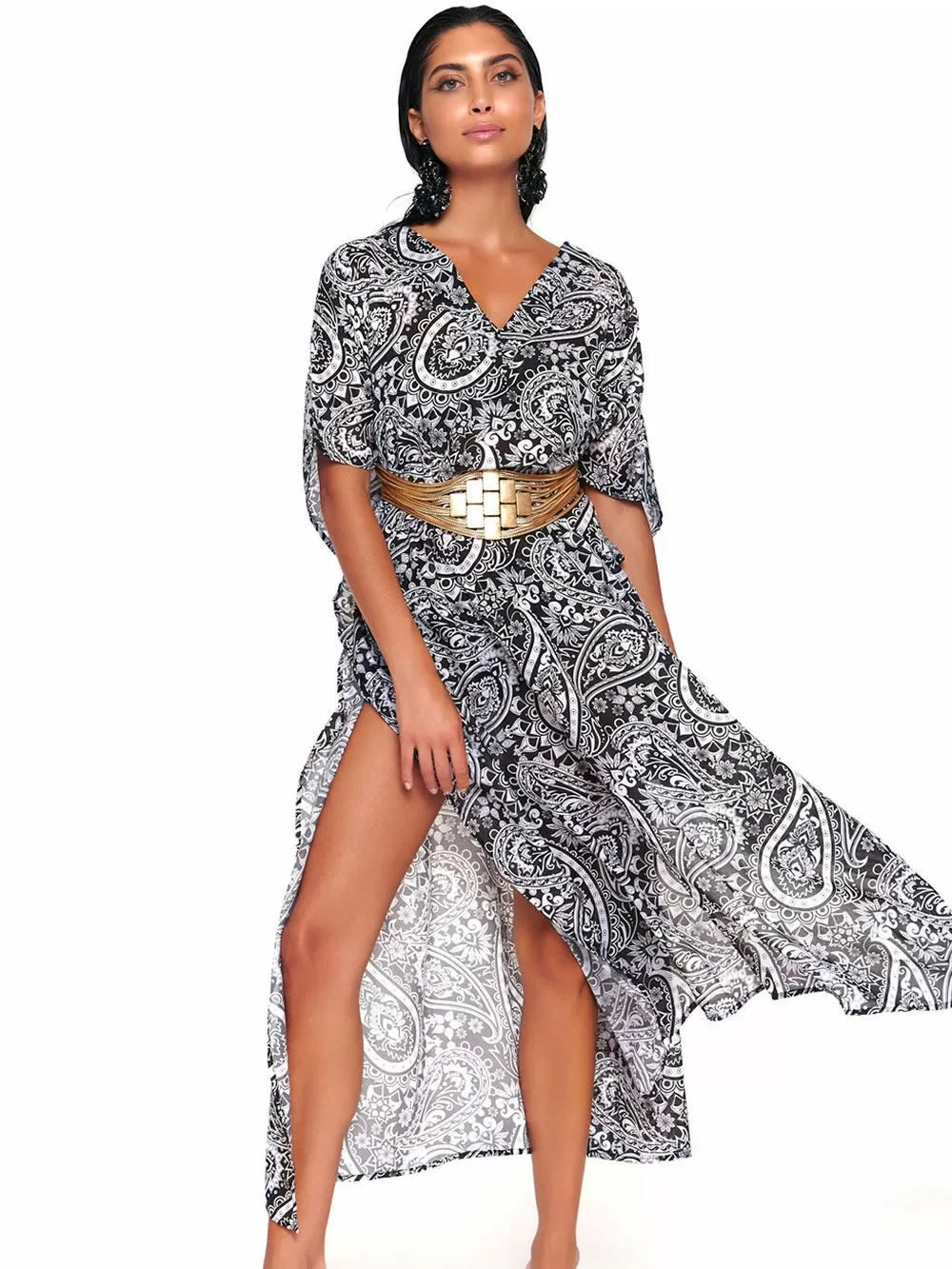 Beachwear BLUEPOINT Καφτάνι Hippie Chic - Αέρινο Ύφασμα