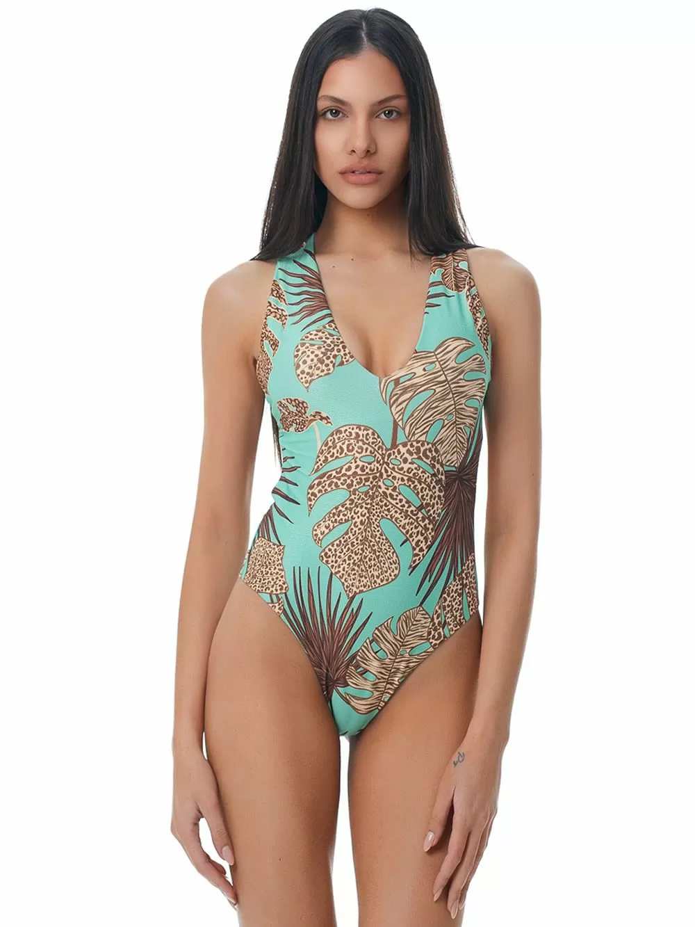 Μαγιό BLUEPOINT Africana Ολόσωμο - Αόρατη Ενίσχυση - Αόρατες Ραφές