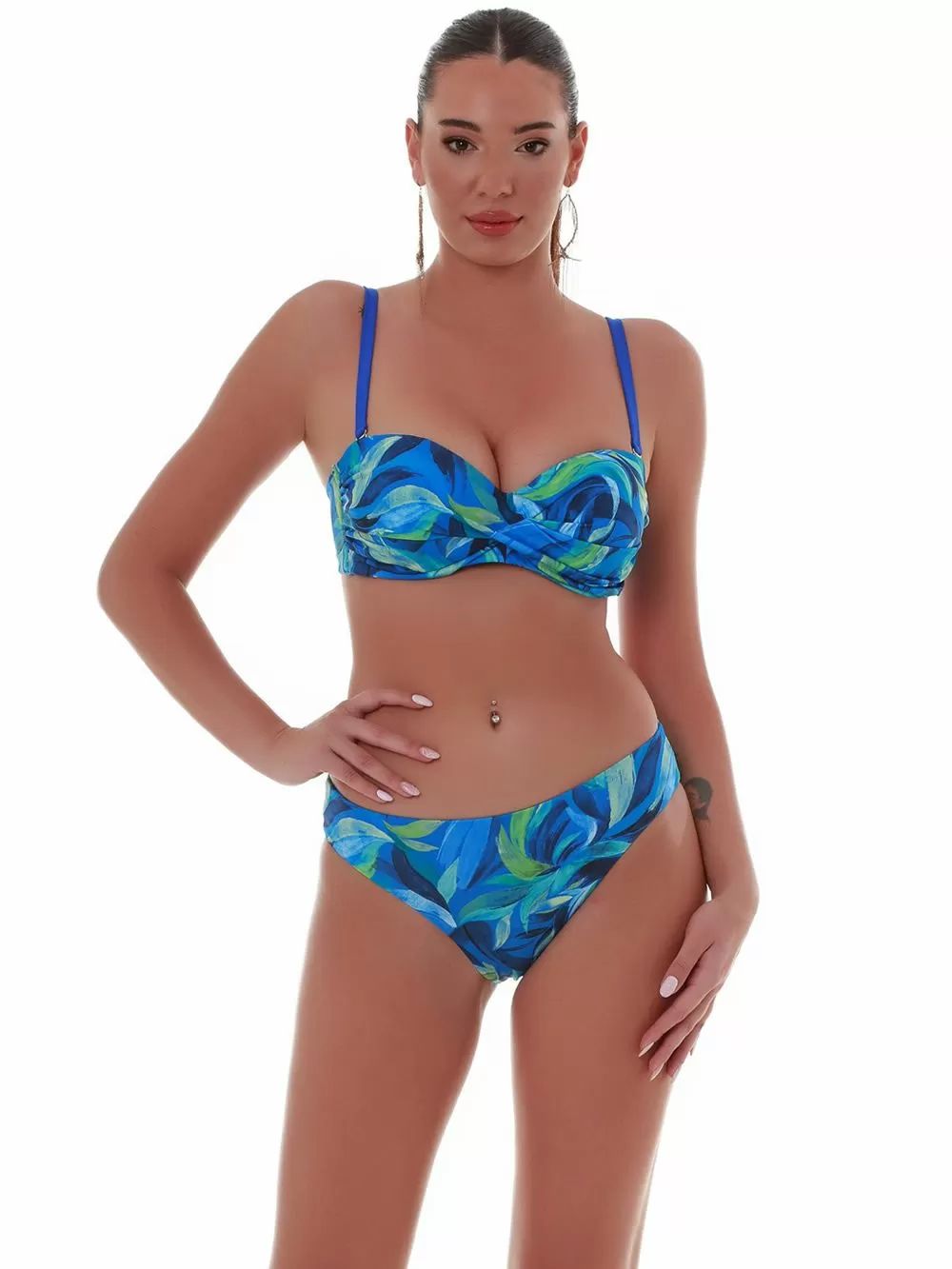 Μαγιό BLUEPOINT Blue Lagoon Strapless Μεγάλο Στήθος - Σταθερό Κράτημα