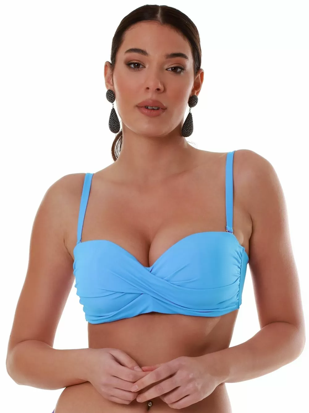 Μαγιό BLUEPOINT Solids Σουτιέν Μπικίνι Strapless - Μεγάλο Στήθος