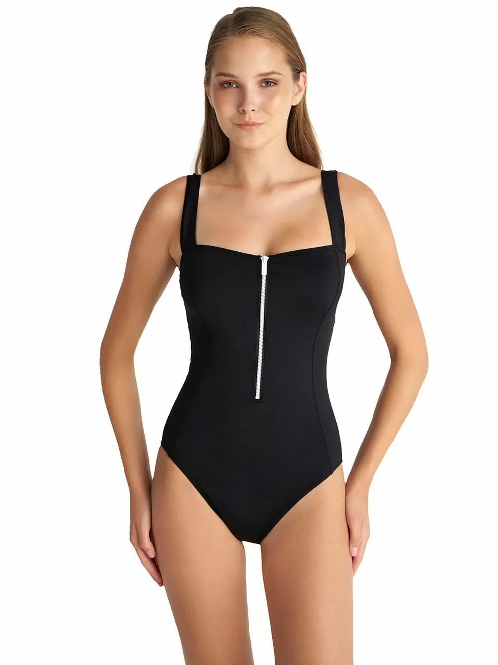 Μαγιό BLU4U Batik Ολόσωμο - Αόρατη Ενίσχυση - Φερμουάρ