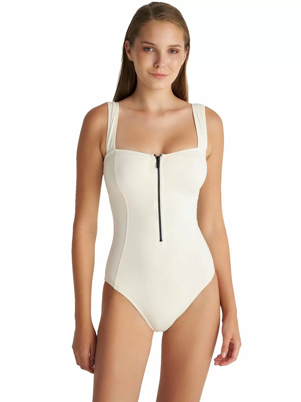 Μαγιό BLU4U Batik Ολόσωμο - Αόρατη Ενίσχυση - Φερμουάρ