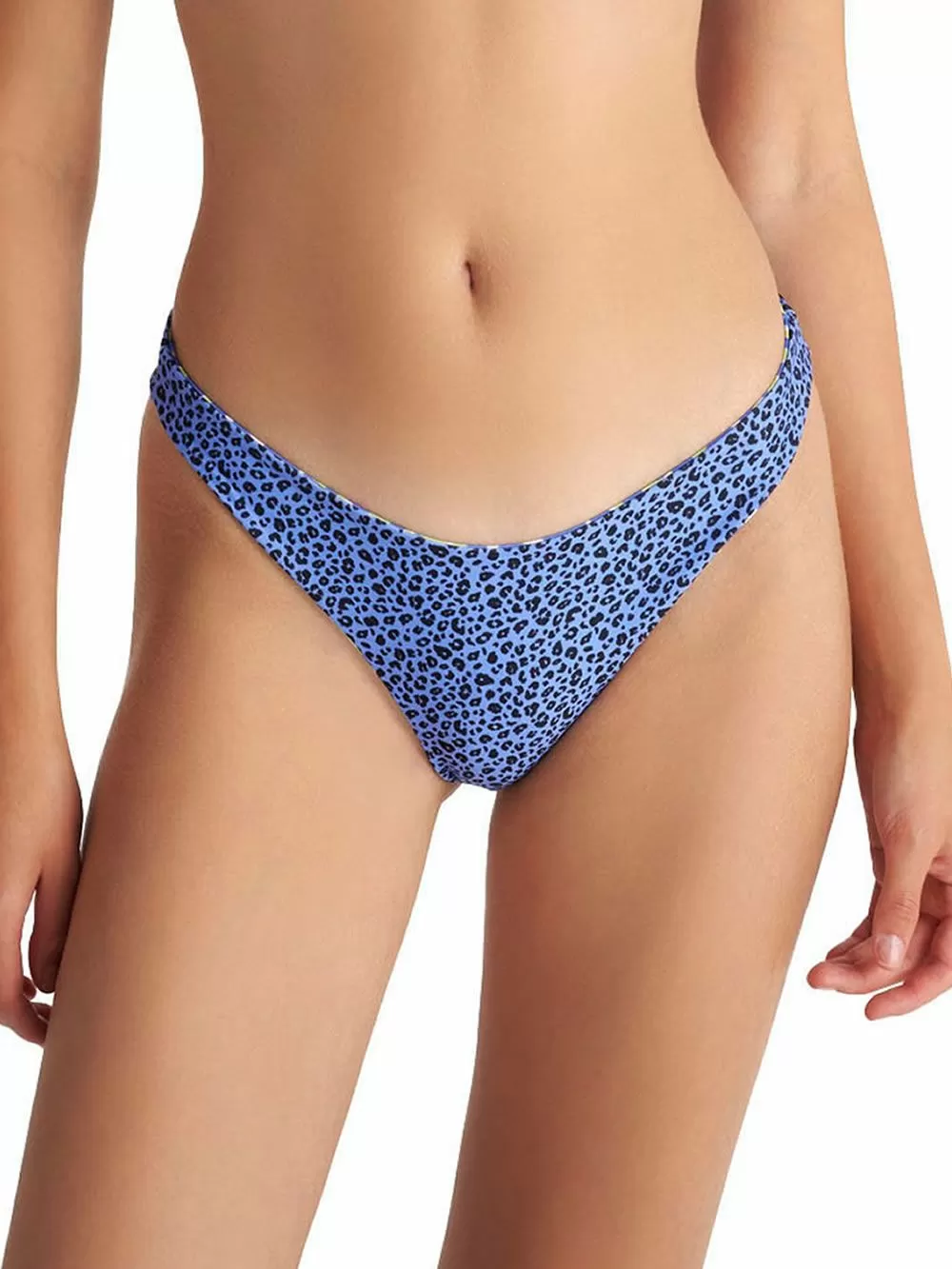 Μαγιό BLU4U Fino Leo Brazilian Σλιπ - Διπλής Όψης - Αόρατες Ραφές - Animal Σχέδιο