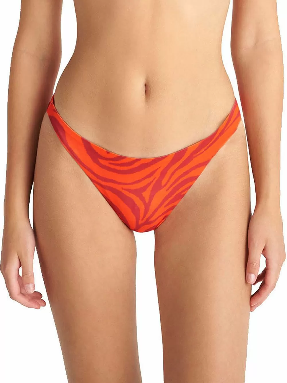 Μαγιό BLU4U Red Zebra Μπικίνι Σλιπ Κανονικό - Αόρατες Ραφές