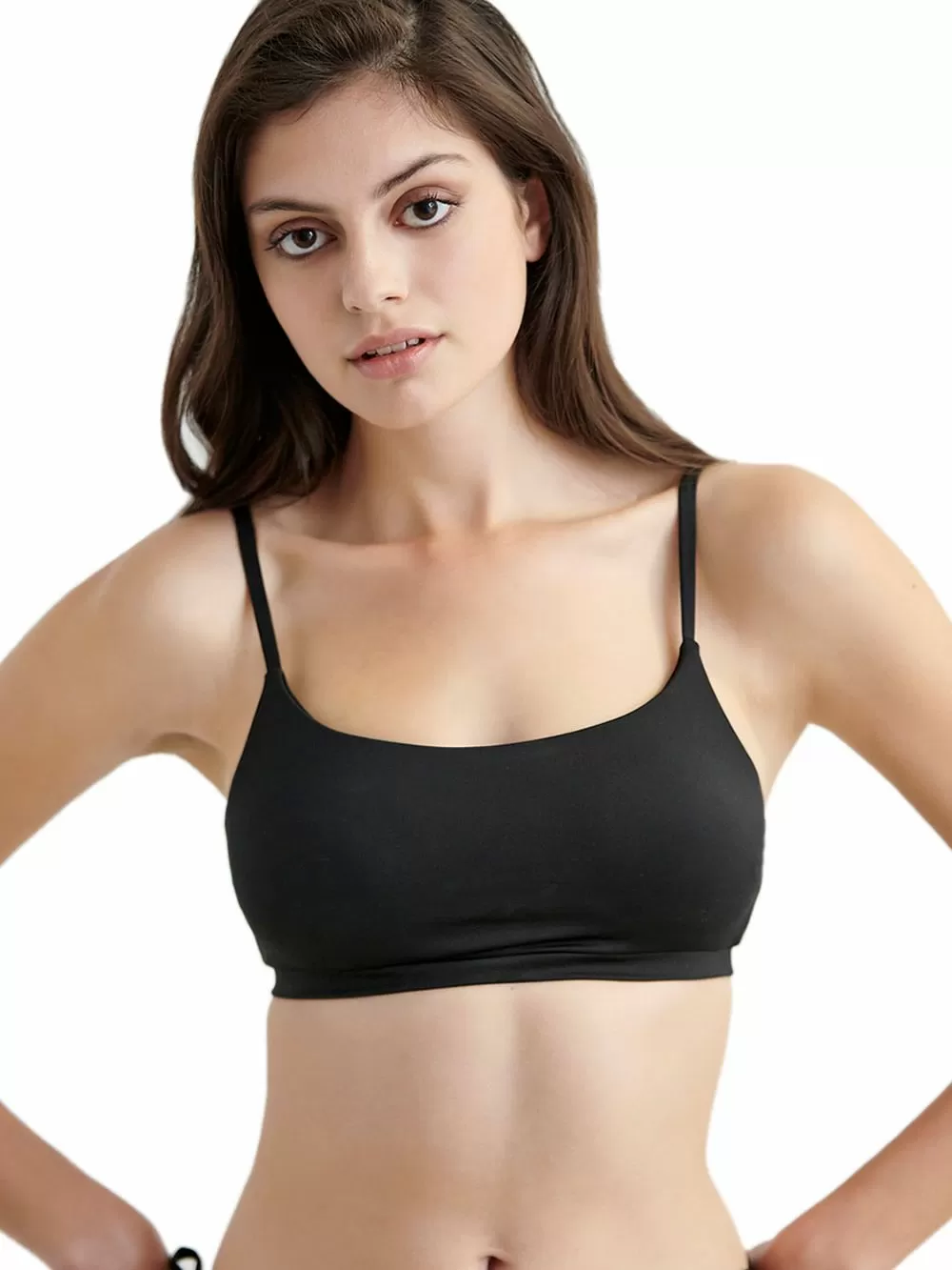 Μαγιό BLU4U Solids Crop Top Μπουστάκι - Αόρατη Ενίσχυση - Χωρίς Μπανέλα
