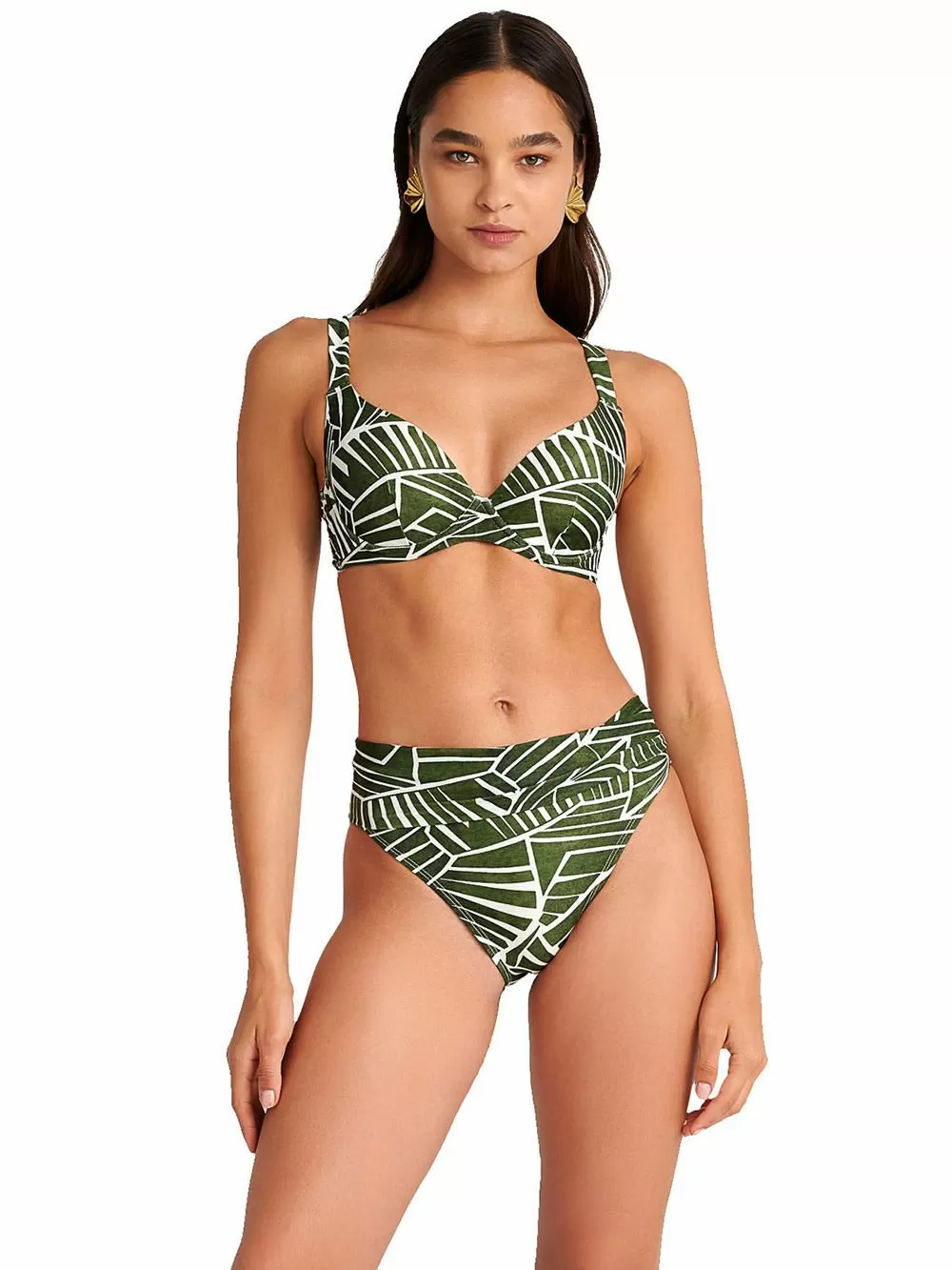 Μαγιό BLU4U Amazon Stripes Σουτιέν Μπικίνι - Ενίσχυση & Μπανέλα