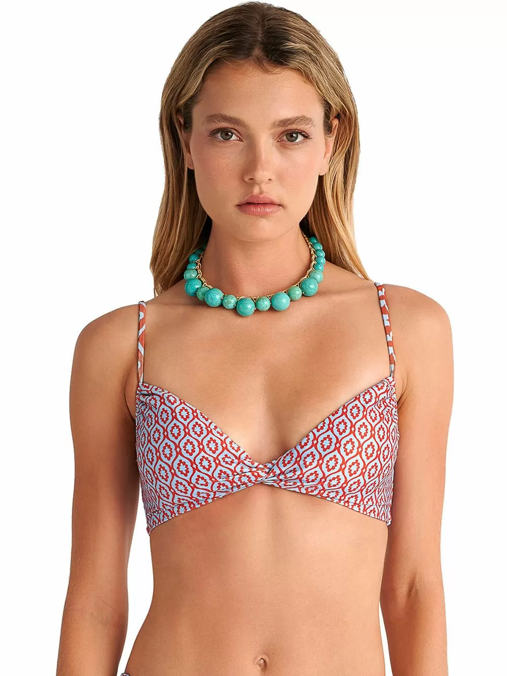 Μαγιό BLU4U Bronze Aztec Bralette - Αόρατη Ενίσχυση