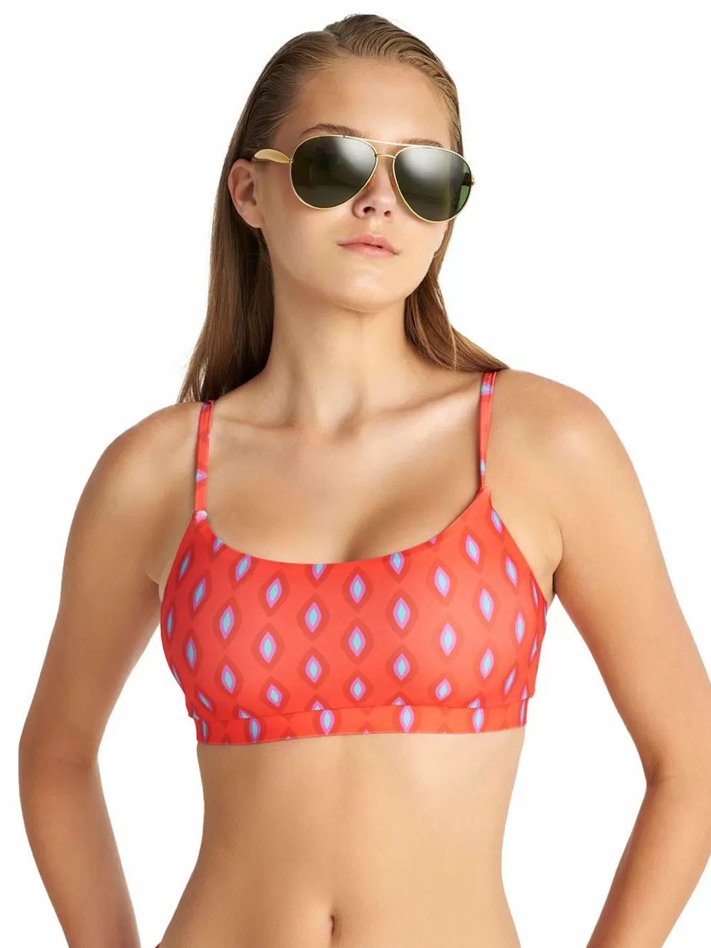 Μαγιό BLU4U Coral Reef Crop Top - Αόρατη Ενίσχυση