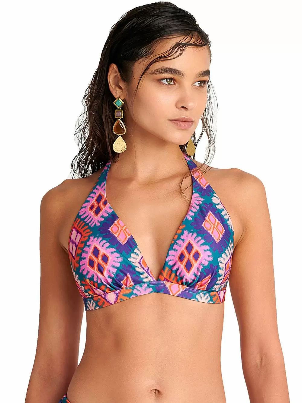 Μαγιό BLU4U Diamond Frame Μπικίνι Τρίγωνο Μεγάλο Στήθος - Σταθερό Κράτημα