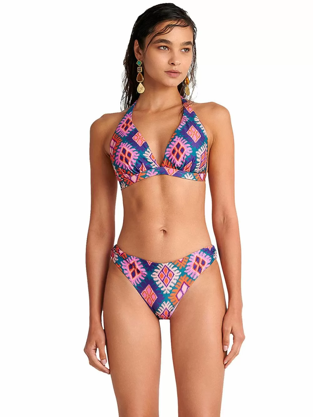 Μαγιό BLU4U Diamond Frame Μπικίνι Τρίγωνο Μεγάλο Στήθος - Σταθερό Κράτημα